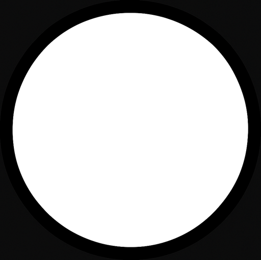 A white ball.
In-Game asset.  2d.  High contrast.  No shadows