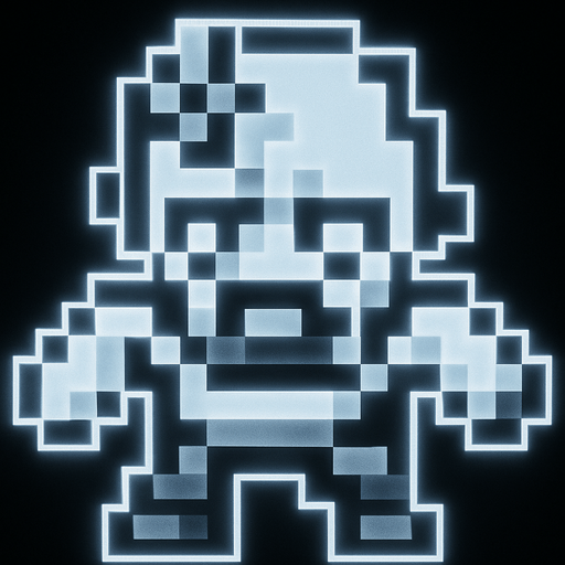 Cámbialo a color neon blanco retro