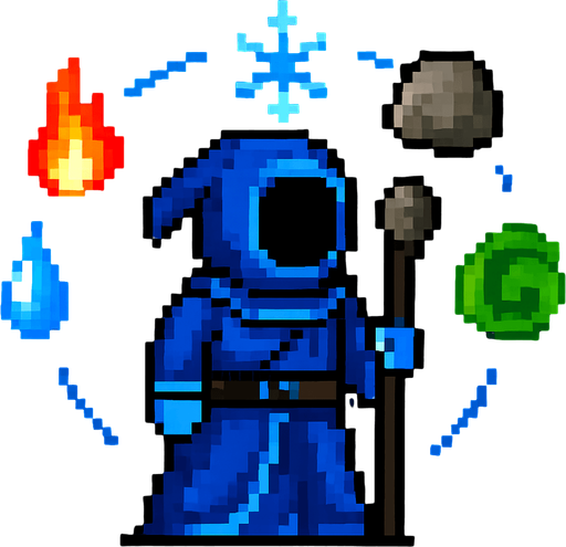 Tint the wizard to blue