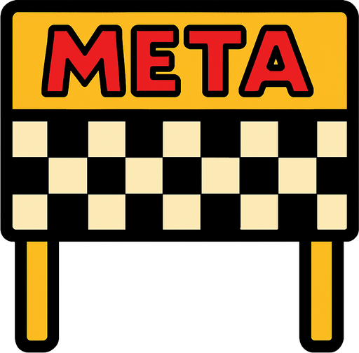 Línea de meta.
In-Game asset.  2d.  High contrast.  No shadows