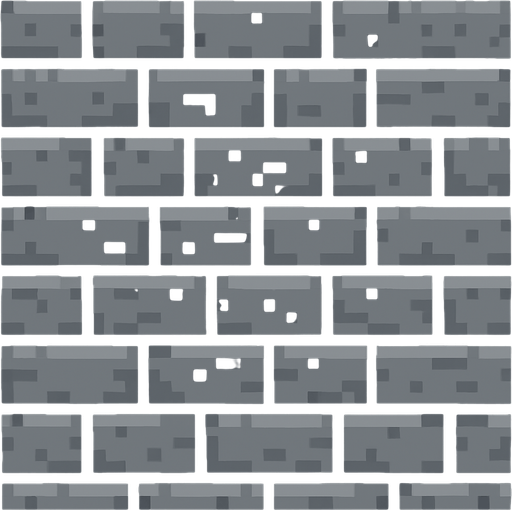 a grey, brick floor. pixel art..
In-Game asset.  2d.  High contrast.  No shadows