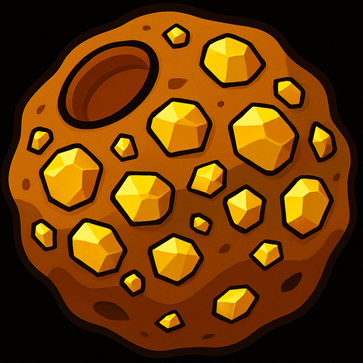 метеорит с золотой рудой