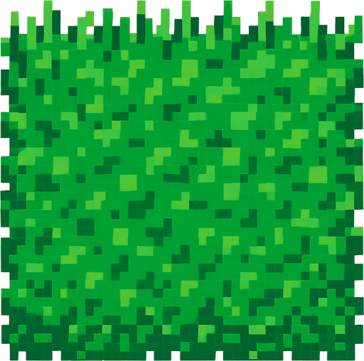 cesped pixelart.
In-Game asset.  2d.  High contrast.  No shadows