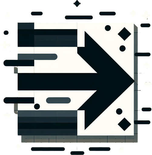 Single Game Texture. In-Game asset. 2d. Blank background. super simplistic arrow from left to right.
Single Game Texture. In-Game asset. 2d. Blank background. High contrast. No shadows.