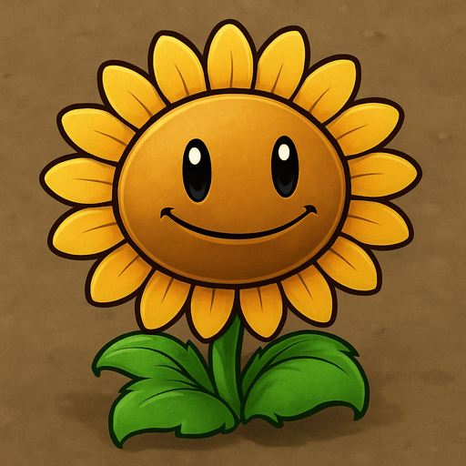 Girasol de juego plantas vs zombies.
In-Game asset