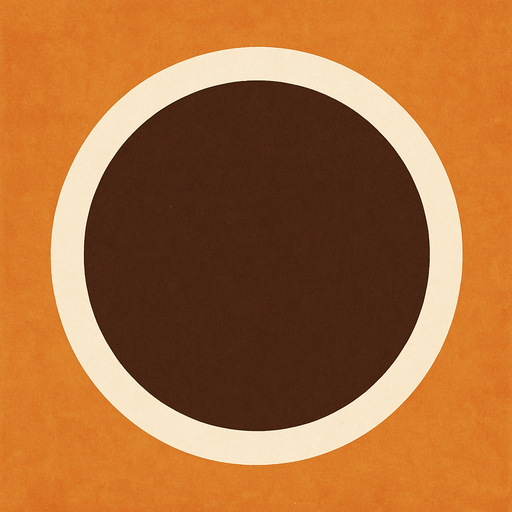 empty circle with thick white border