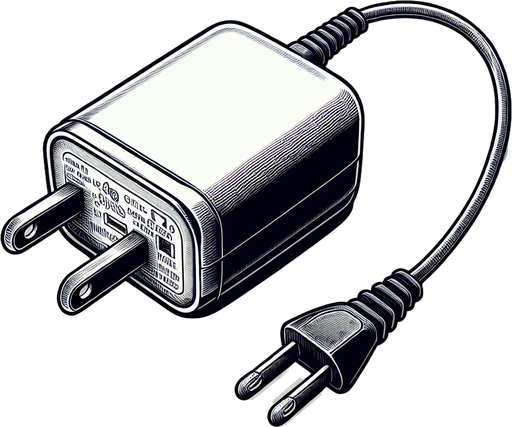 Charger with no background..
Single Game Texture. In-Game asset. 2d. Blank background. High contrast. No shadows.