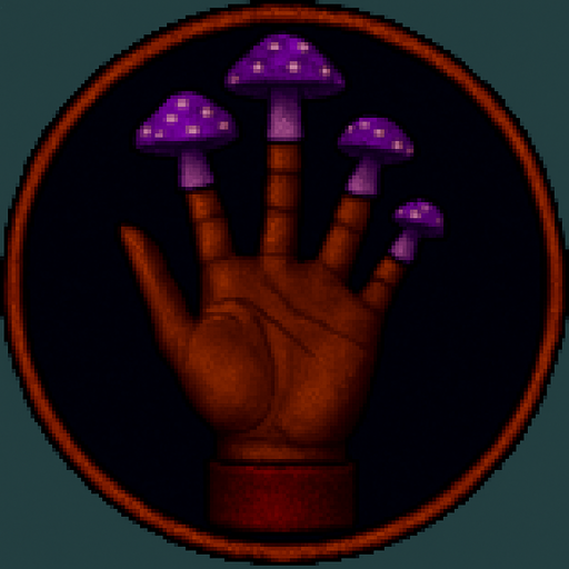 Make the fungus purple color