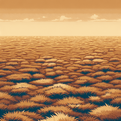 2d anime top down view style brown plains landscape image game photo.