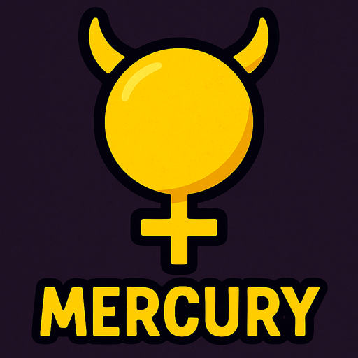 Mercury.
In-Game asset.  2d.  High contrast.  No shadows