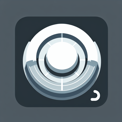 White circular button with simple single super wide gray indented circle at the outside of the button.
Single Game Texture. In-Game asset. 2d. Blank background. High contrast. No shadows.