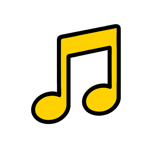 sarı 1 üçlük nota arka planı olmasın sade olsun 2d..
In-Game asset.  2d.  High contrast.  No shadows