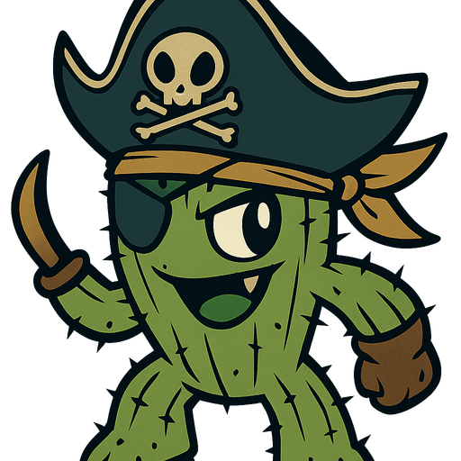 Acrescente o conceito Pirata e Cacto do deserto e estilo Ladino, Mantendo a inspiração em pokémon e Digimon, imagem sem fundo