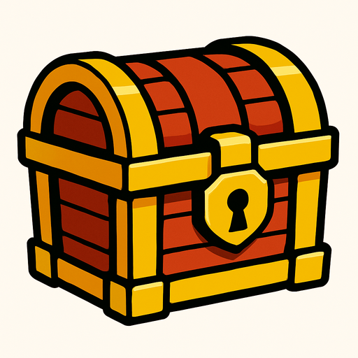 cofre.
In-Game asset.  2d.  High contrast.  No shadows