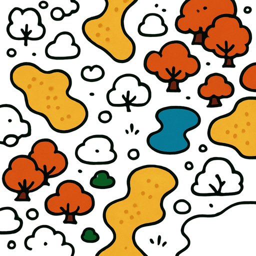 biomeBackground top view.
In-Game asset.  2d.  High contrast.  No shadows