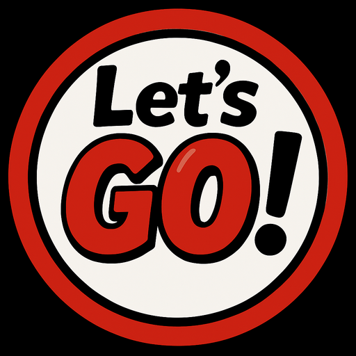 Letars GO! dentro del circulo.