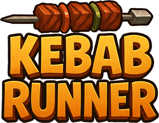 "Kebab Runner" yaz ama 1 şiş kebab yazının üstünde duracak olacak yani oyunun