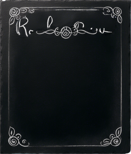 "ROOKIE BREW" handwritten with small capital letters in chalk