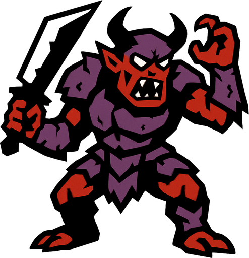 Enemy.
In-Game asset.  2d.  High contrast.  No shadows