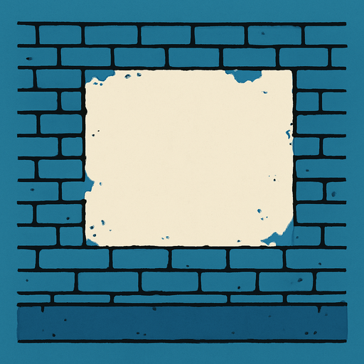 Street wall.
In-Game asset.  2d.  High contrast.  No shadows