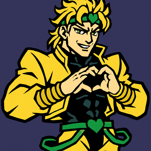 Dio.
In-Game asset.  2d.  High contrast.  No shadows