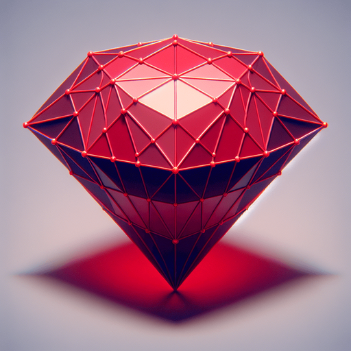 3d red diamond.
In-Game asset. 3d. Blank background. High contrast. No shadows.