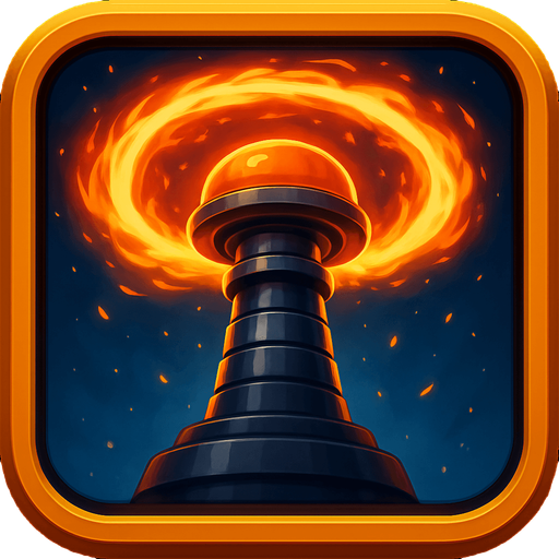 Не сильно отличающаяся башня но стреляет кольцом огня