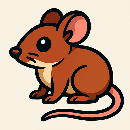 draw a mouse.
In-Game asset.  2d.  High contrast.  No shadows