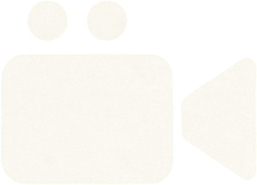 white video camera icon