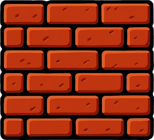 Duvar.
In-Game asset.  2d.  High contrast.  No shadows