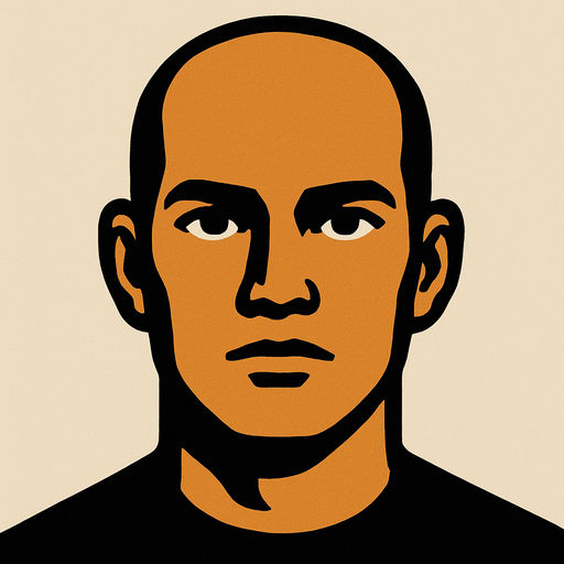 human head.
In-Game asset.  2d.  High contrast.  No shadows