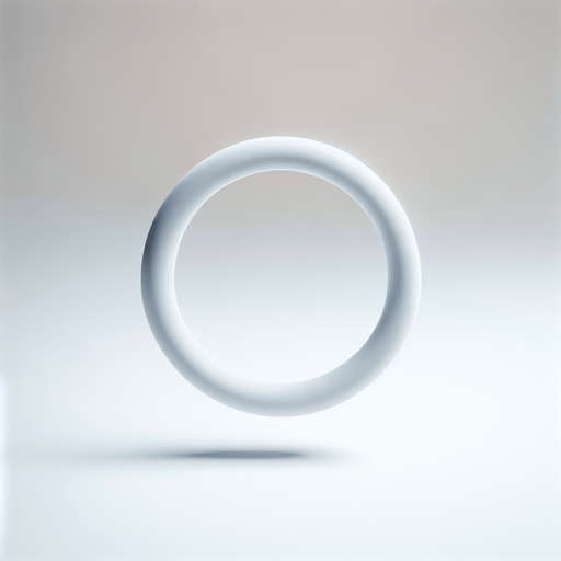 white circle ring.
basic shape. White