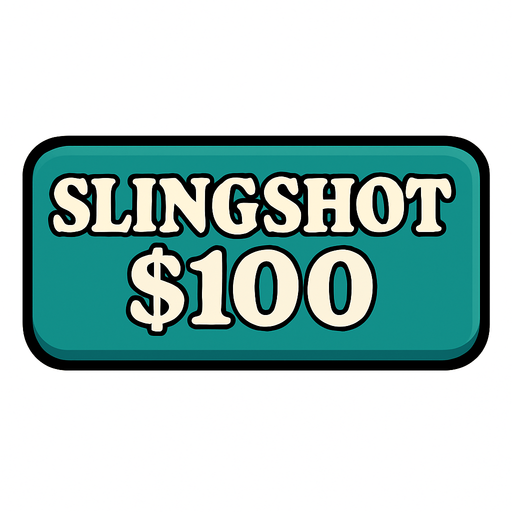 Make button Teal and change test to say 'Slingshot $100'