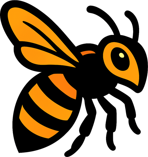 Abeille.
In-Game asset.  2d.  High contrast.  No shadows