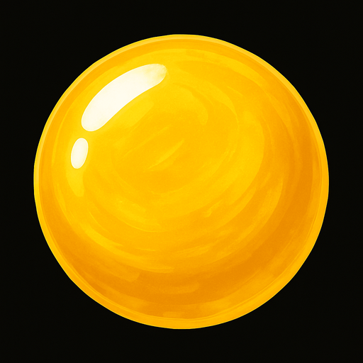 gerçekçi bir şeker. yuvarlak bir şeker ve sarı renk. aynı candy2 deki gibi olsun.
In-Game asset.  2d.  High contrast.  No shadows