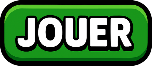 JOUER GREEN BUTTON.
In-Game asset.  2d.  High contrast.  No shadows