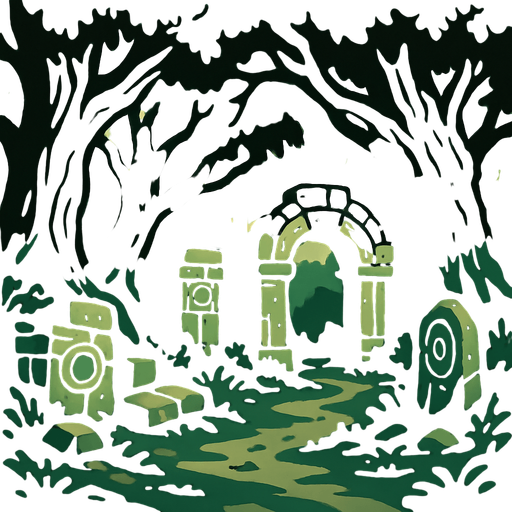 eski çag ormanlık.
In-Game asset.  2d.  High contrast.  No shadows