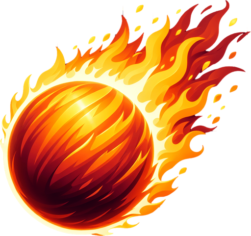 ball of fire moving up at very high speed.
Single Game Texture. In-Game asset. 2d. Blank background. High contrast. No shadows.