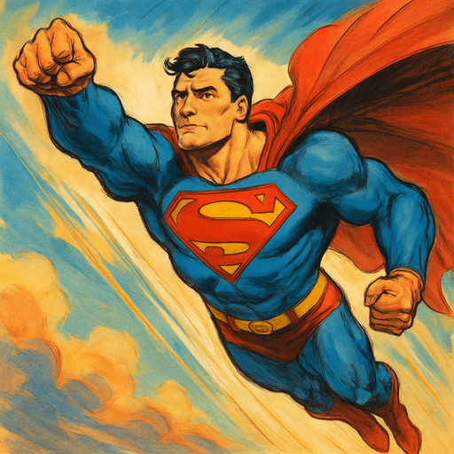 flying superman