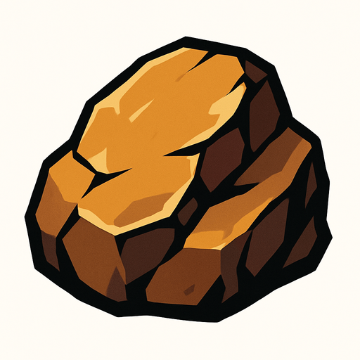 rock.
In-Game asset.  2d.  High contrast.  No shadows