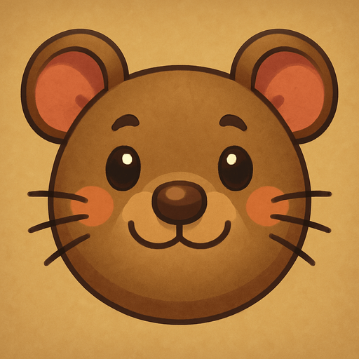 round mouse face.
In-Game asset