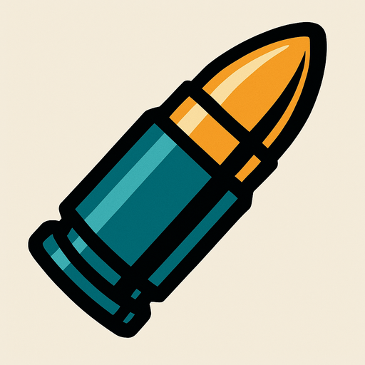 mermi.
In-Game asset.  2d.  High contrast.  No shadows