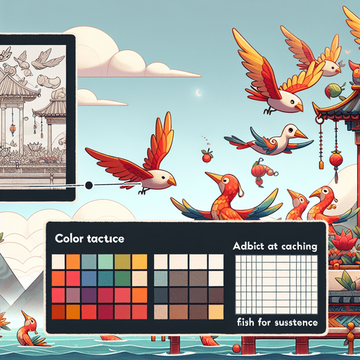 it could imagine flying high in the sky, touching the sea, catching fish, eating fruit, and flying with a flock..
Single Game Texture. In-Game asset. 2d. Blank background. High contrast. No shadows.