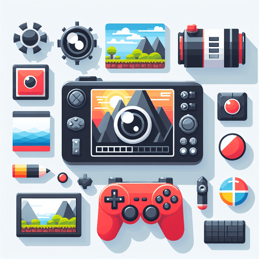 create a cameraView.
Single Game Texture.  In-Game asset.  2d.  Blank background.  High contrast.  No shadows