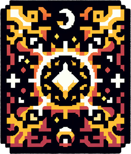 Mana_icon pixel.
Single Game Texture. In-Game asset. 2d. Blank background. High contrast. No shadows.