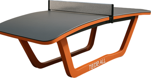 Photorealistic TEQBALL table from side-view