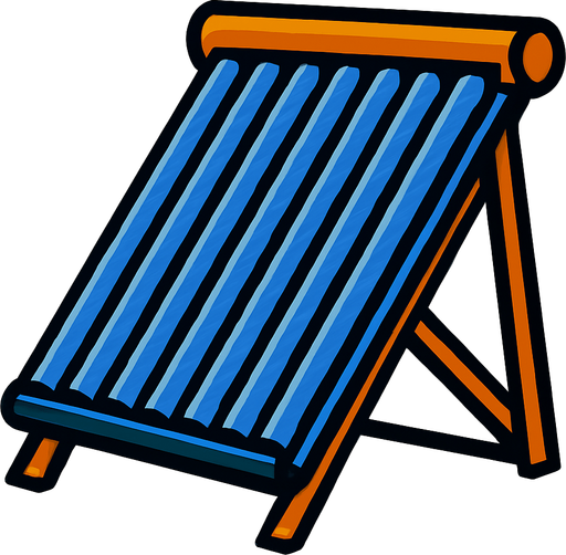 solar collector.
In-Game asset.  2d.  High contrast.  No shadows
