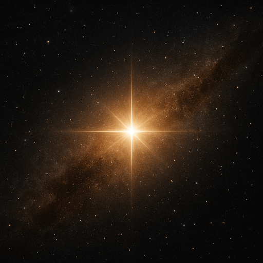 realistic distant detailed dust star