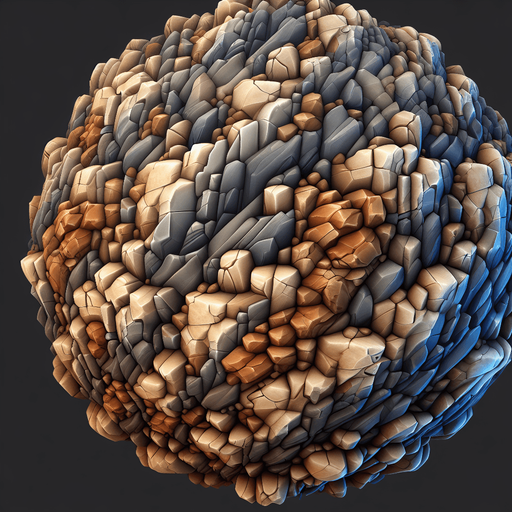 Stone islands of worlds imagination, background, mixed theme, stones_light stones_dark stones_brown stones, mountains..
Single Game Texture. In-Game asset. 2d. Blank background. High contrast. No shadows.