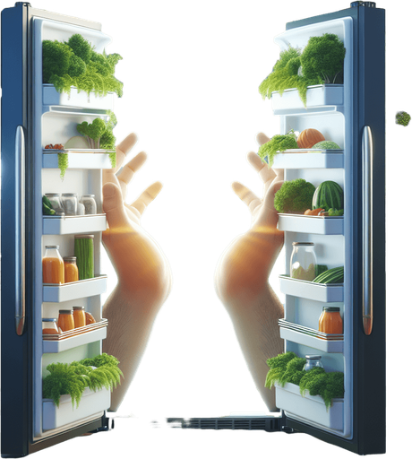 buzdolabı kapakları açık